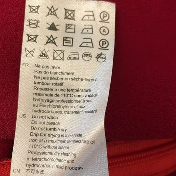 Sandro Paris Long Sleeve V Neck Satin Mini Dress Size 4 Date Night Valentines - Picture 8 of 10